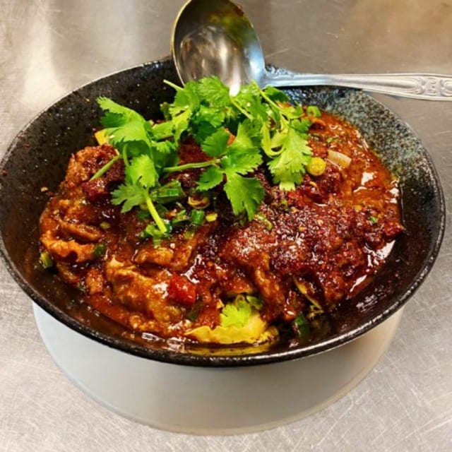 B7. Spicy Szechuan Peppercorn Boiled Beef.