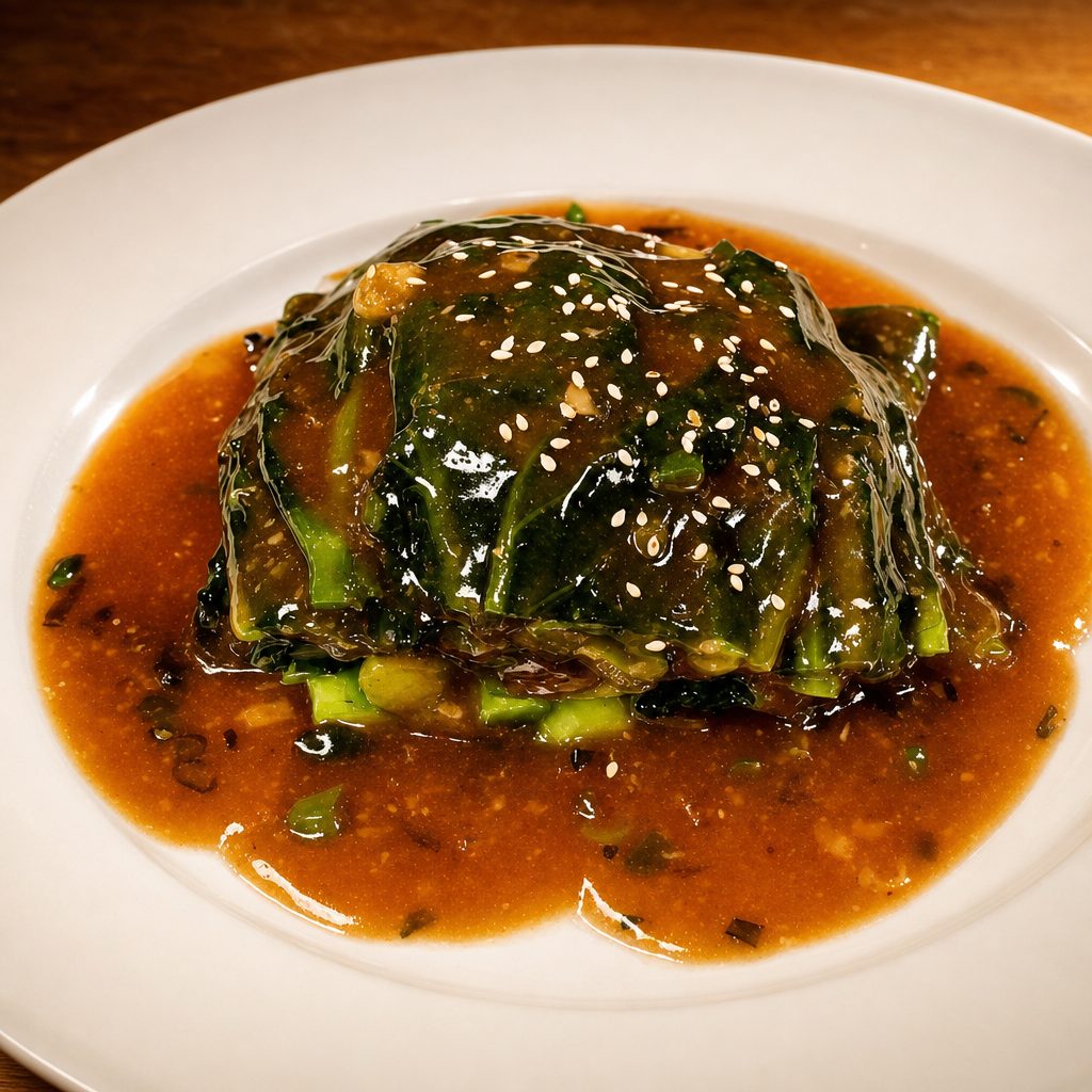 V4. Chinese Broccoli with Oyster Sauce.