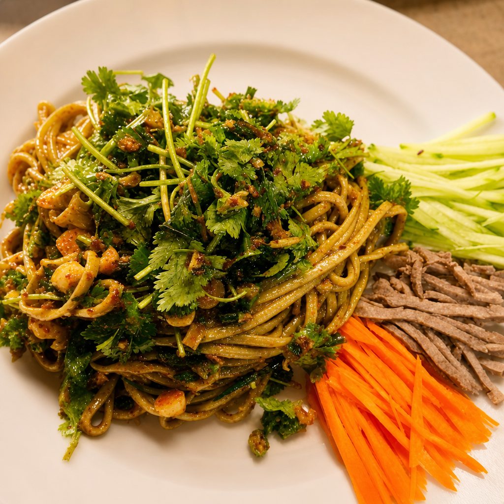 N15. Szechuan Cold Noodle W/ Chili Sauce.