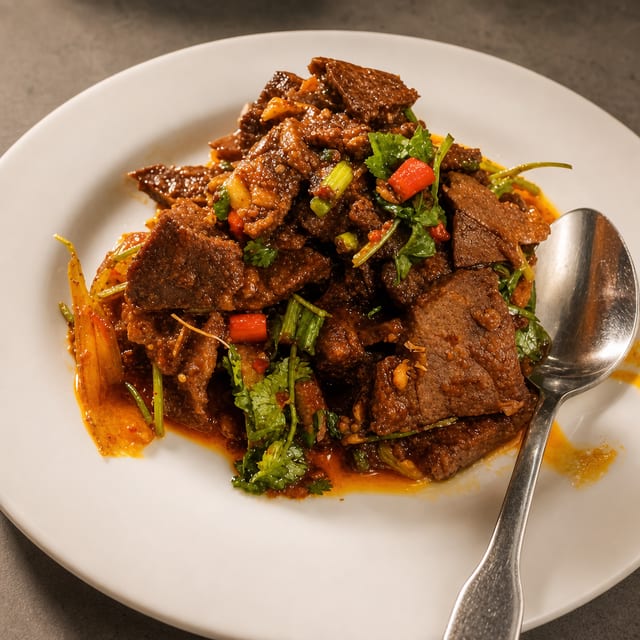 A7. Spicy Beef Shank & Tendon with Peppercorn.