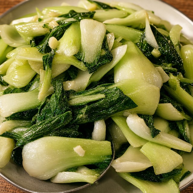 V7. Shanghai Bok Choy with Garlic Sauc.